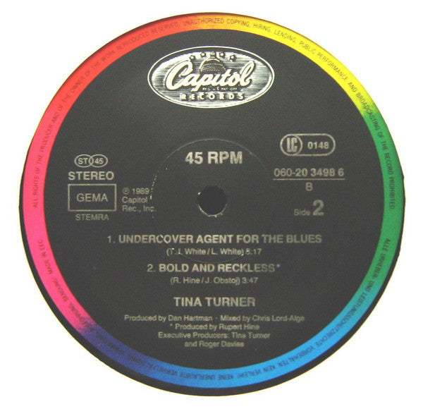 Tina Turner : The Best (12", Single)