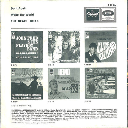 The Beach Boys : Do It Again / Wake The World (7", Single)