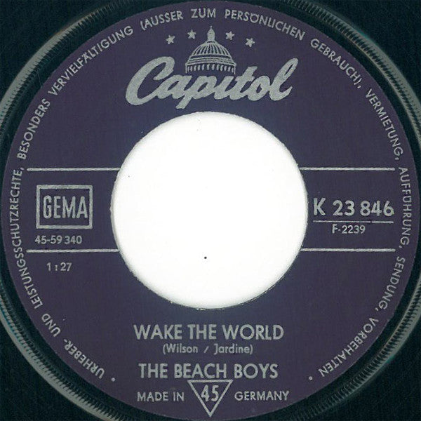 The Beach Boys : Do It Again / Wake The World (7", Single)