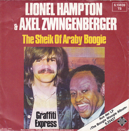 Lionel Hampton & Axel Zwingenberger : The Sheik Of Araby Boogie (7", Single)