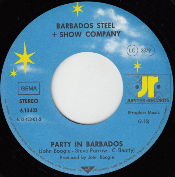 Barbados Steel & Show Company : Hot Volcano (7", Single, Promo)