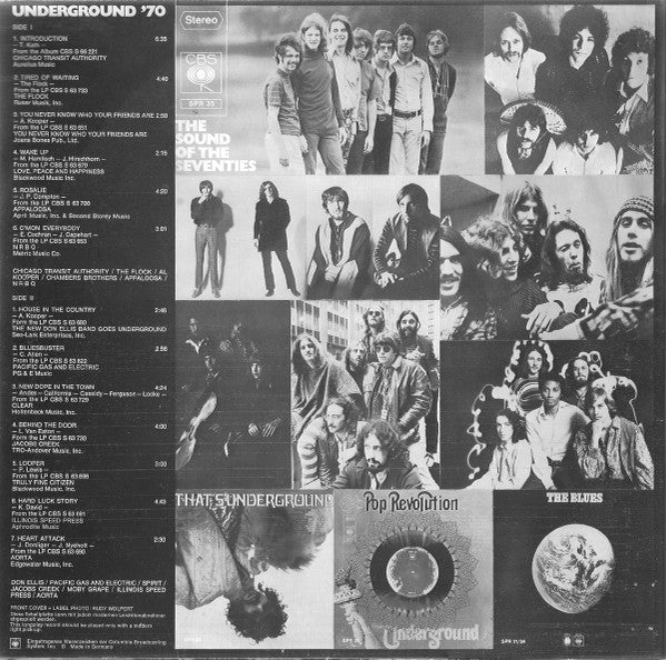 Various : Underground '70  (LP, Comp, Pur)