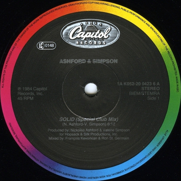 Ashford & Simpson : Solid (12", Single)