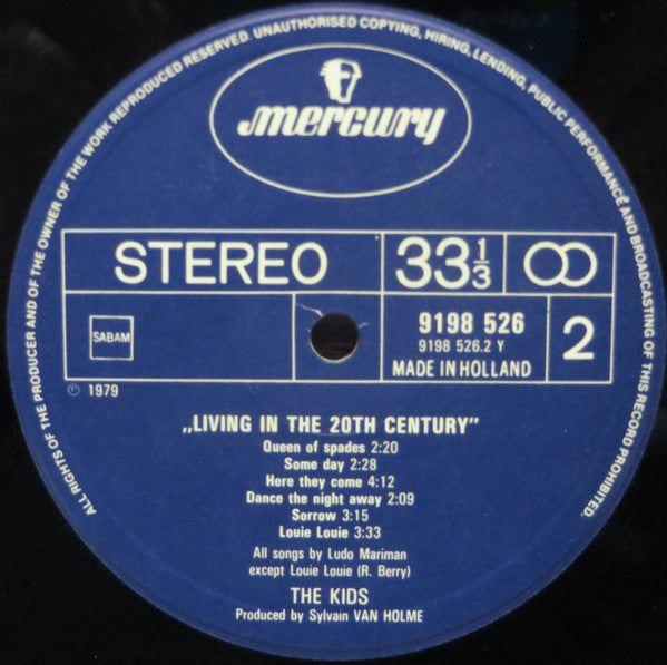 The Kids : Living In The 20th Century (LP, Album)