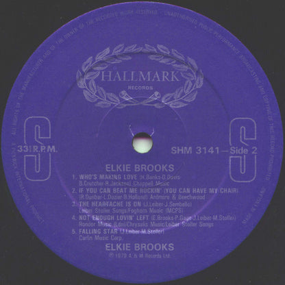 Elkie Brooks : Live And Learn (LP, Album, RE)