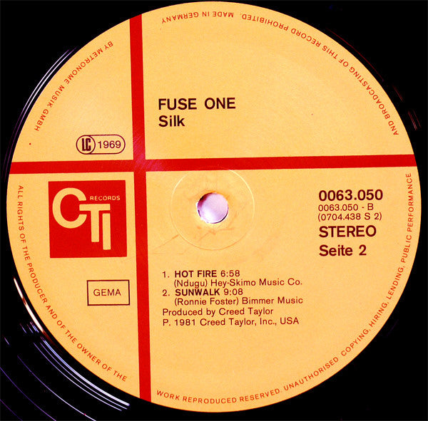 Fuse One : Silk (LP, Album)