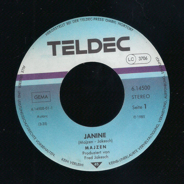 Majzen* : Janine (7", Single)