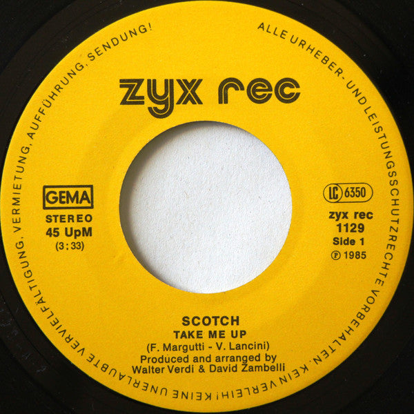 Scotch : Take Me Up / Loving Is Easy/Evolution (7", Single)