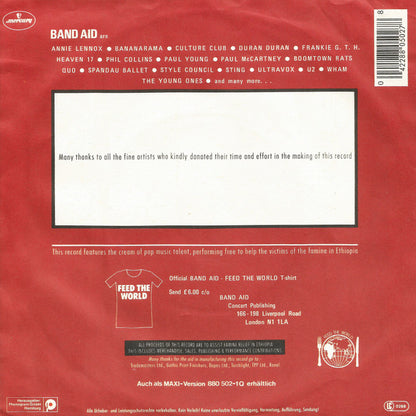 Band Aid : Do They Know It's Christmas? (7", Single)