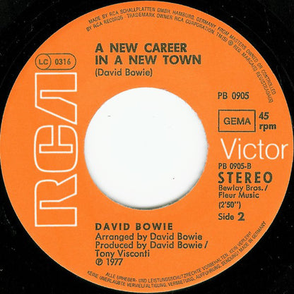 David Bowie : Sound And Vision (7", Single)