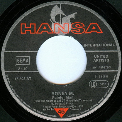 Boney M. : Rasputin / Painter Man (7", Single, Son)