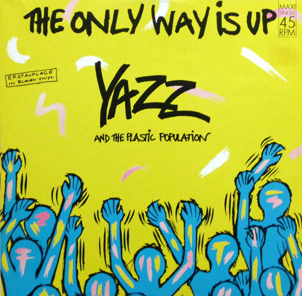 Yazz And The Plastic Population : The Only Way Is Up (12", Maxi, Blu)