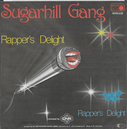 Sugarhill Gang : Rapper's Delight (7", Single)