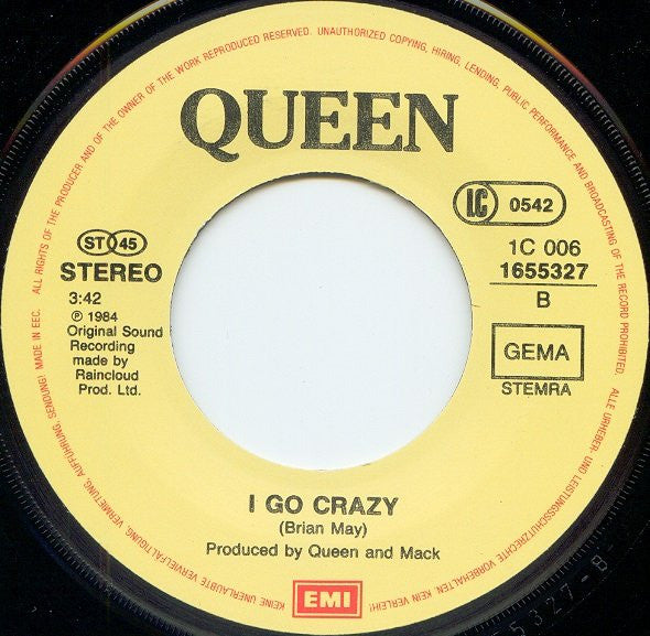 Queen : Radio Ga Ga (7", Single)