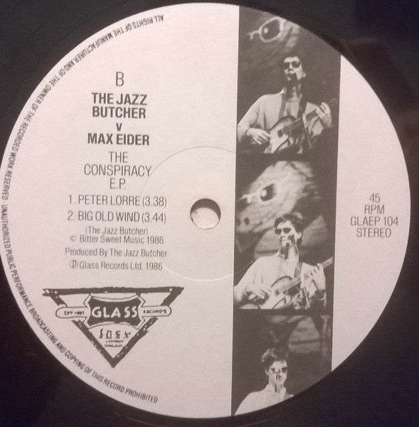 The Jazz Butcher -V- Max Eider : Conspiracy (12", EP)