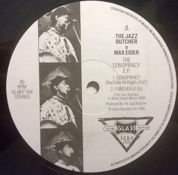 The Jazz Butcher -V- Max Eider : Conspiracy (12", EP)