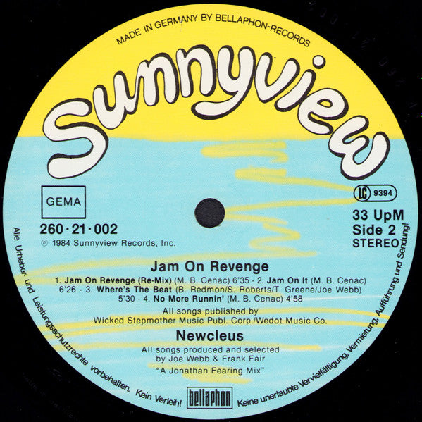 Newcleus : Jam On Revenge (LP, Album)