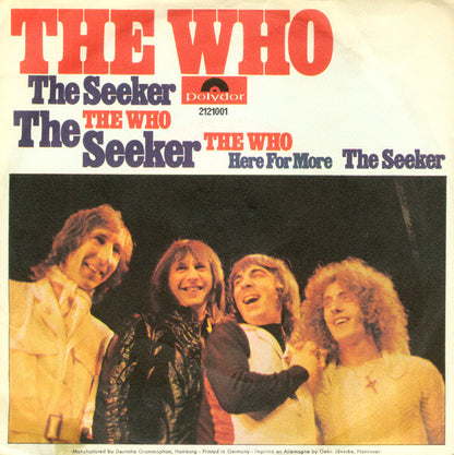 The Who : The Seeker (7", Single)