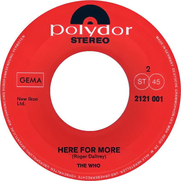 The Who : The Seeker (7", Single)