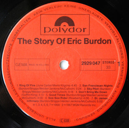 Eric Burdon : The Story Of Eric Burdon (2xLP, Comp)