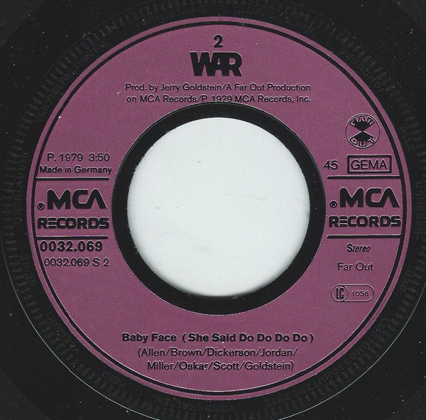 War : Good, Good Feelin' (7", Single)