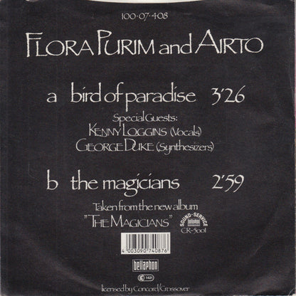 Flora Purim & Airto* : Bird Of Paradise (7", Single)