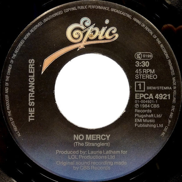 The Stranglers : No Mercy (7", Single)