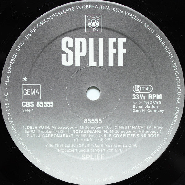 Spliff : 85555 (LP, Album)