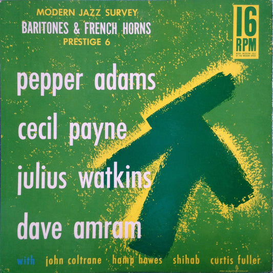 Pepper Adams, Cecil Payne, Julius Watkins, Dave Amram* : Modern Jazz Survey 2 / Baritones & French Horns (LP, Mono)