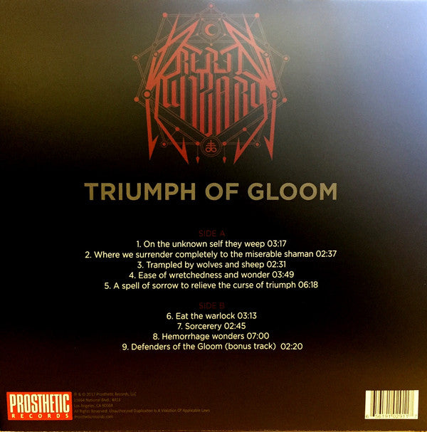 Rebel Wizard : Triumph Of Gloom (LP, Album, Ltd, RE, Blu)