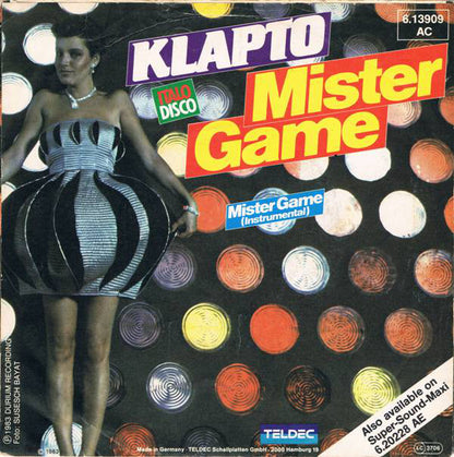 Klapto : Mister Game (7", Single)