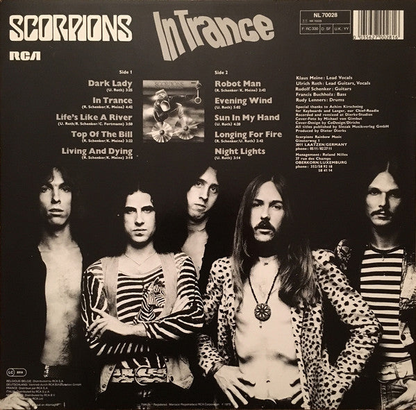 Scorpions : In Trance (LP, Album, RE)