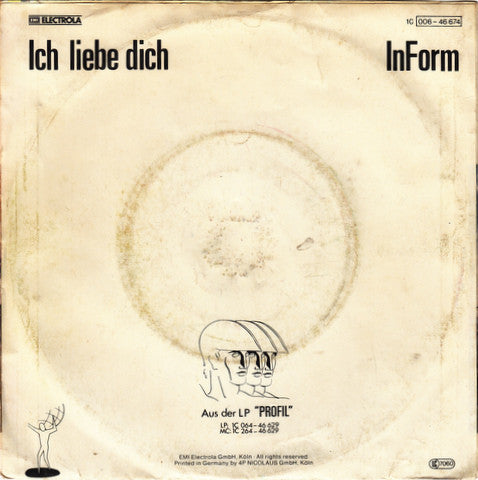 Profil : Ich Liebe Dich (7", Single)