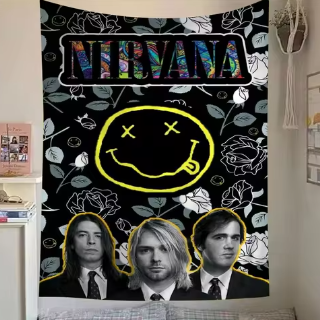 Nirvana Tapestry, Flag, cloth