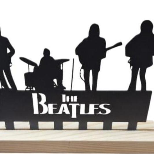 Beatles Silhouette Decoratie Standaard Metaal