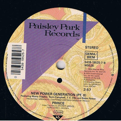 Prince : New Power Generation (7", Single, Sma)