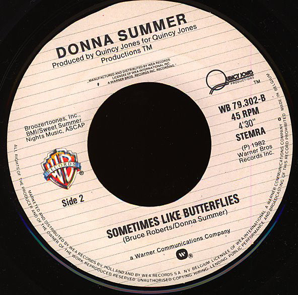 Donna Summer : Love Is In Control (Finger On The Trigger) (7")