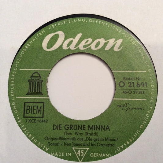 Ken Jones (5) : Die grüne Minna (Two Way Stretch) (Originalmusik aus "Die grüne Minna") (7")