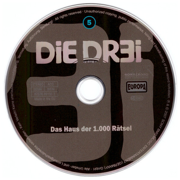 Hendrik Buchna : Die Dr3i  5 - Das Haus Der 1.000 Rätsel (CD)