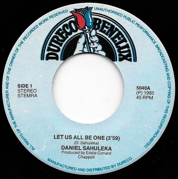 Daniel Sahuleka : Let Us All Be One (7")