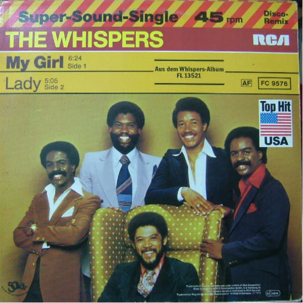 The Whispers : My Girl / Lady (12", Maxi)