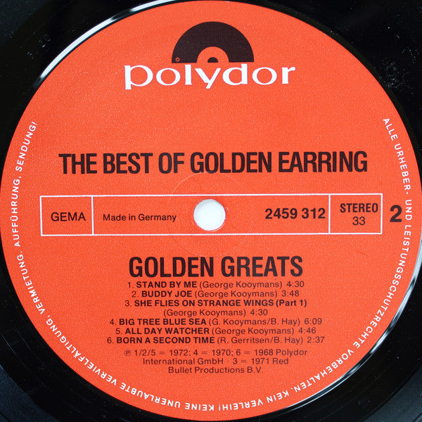 Golden Earring : The Best Of Golden Earring (LP, Comp, RP)