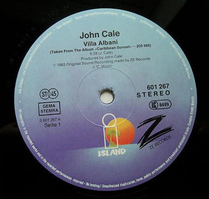 John Cale : Villa Albani (12", Maxi)