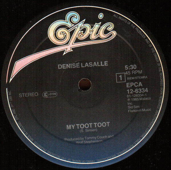 Denise LaSalle : My Toot Toot (12", Maxi)