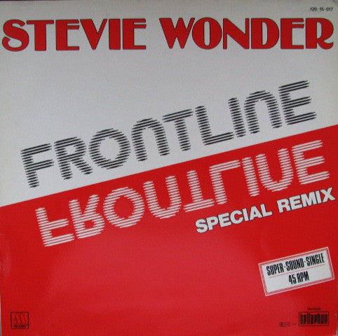 Stevie Wonder : Frontline (12", Maxi)