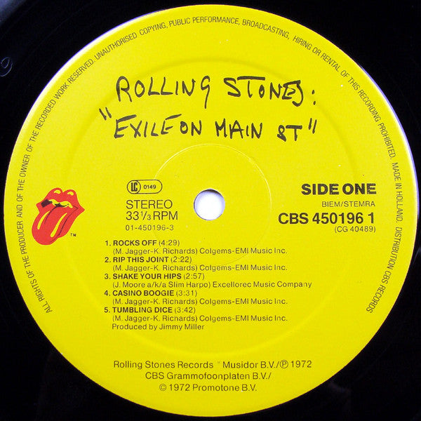 Rolling Stones* : Exile On Main St (2xLP, Album, RE)