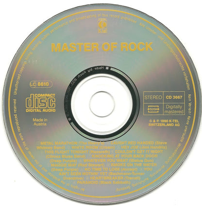 Various : Masters Of Rock (CD, Comp)