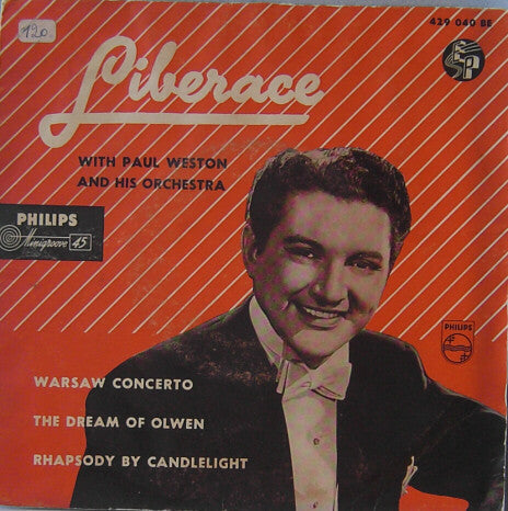 Liberace : Warsaw Concerto (7", EP, Mono)