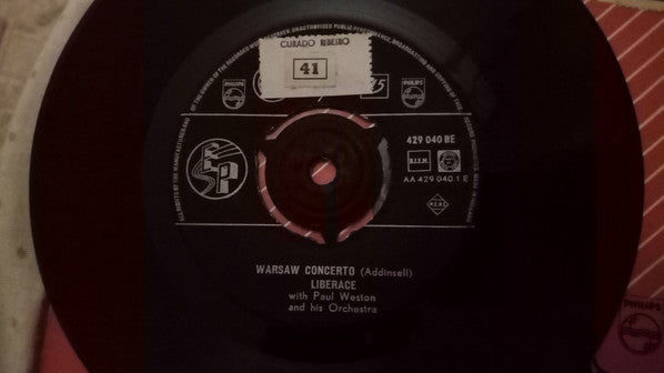 Liberace : Warsaw Concerto (7", EP, Mono)