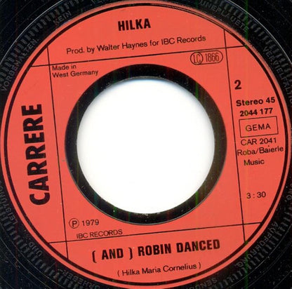 Hilka Cornelius : I Just Wonder Where He Could Be Tonight (7", Single)